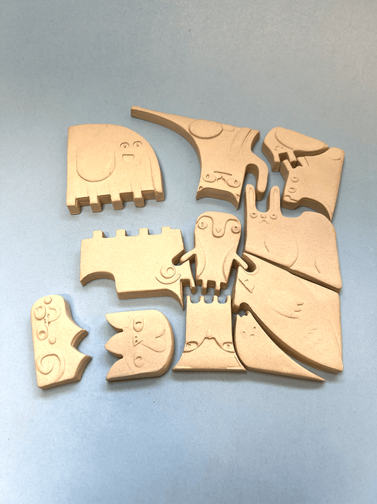 פאזל קרמיקה - חיות