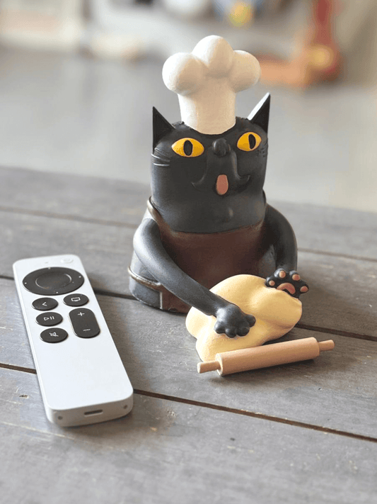 ללוש החתול הלש - דמות תלת מימד בצביעה ידנית