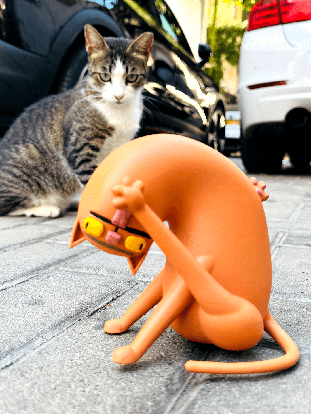 ליקריץ החתול המתנקה - דמות תלת מימד