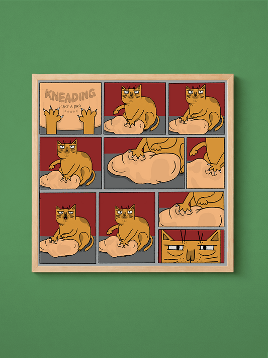 תמונה של חתול לש בצק